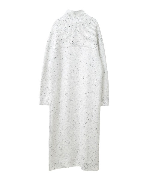 CRAFT STANDARD BOUTIQUE（クラフトスタンダードブティック）の「ハイネックネップニットワンピース（ワンピース・レディース・ホワイト/チャコールグレー/ブラック・FREE）」の11枚目の写真