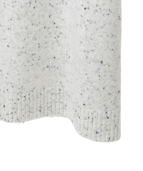 CRAFT STANDARD BOUTIQUE（クラフトスタンダードブティック）の「ハイネックネップニットワンピース（ワンピース・レディース・ホワイト/チャコールグレー/ブラック・FREE）」の4枚目の写真