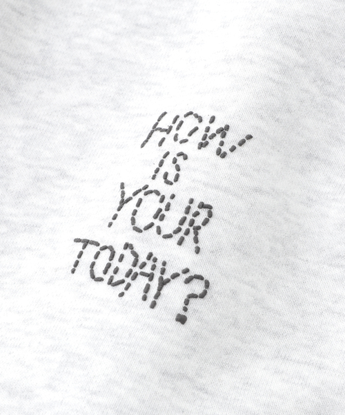 TODAY edition(トゥデイエディション)の「【TODAY edition / トゥデイエディション】LOVE Half Zip Collered S(スウェット・メンズ・ブラック/グレー・LARGE)」の6枚目の写真