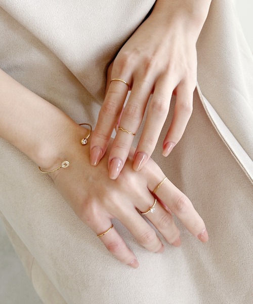 BONS リング 13号 レディース】Gold Rain リング ロープチェーン ‐13号- | MARIHA