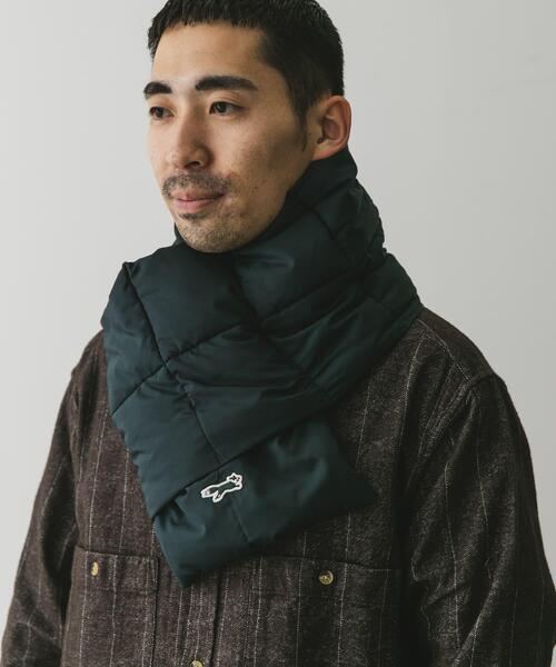 URBAN RESEARCH DOORS（アーバンリサーチドアーズ）の「『別注』PENNEYS×DOORS　THE FOX ファイバーダウンマフラー（マフラー・メンズ・ブラック/ネイビー/オレンジ/ベージュ系その他・-）」の5枚目の写真