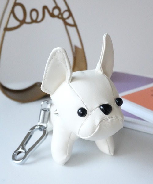 sticky zoo グレーのゴーグル犬 バックチャーム キーホルダー sticky zoo グレーのゴーグル犬 バックチャーム キーホルダー