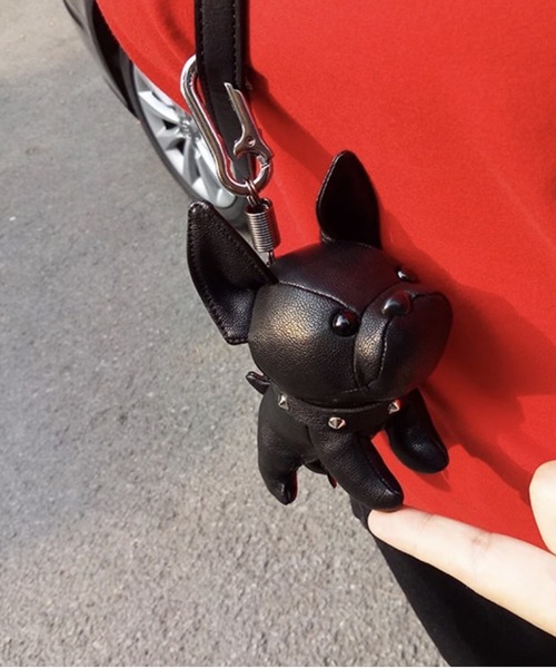 美品✭バッグチャーム 犬 キーホルダー メンズ セール】【 ammy. / エイミードット 】 フレンチブルドッグ 犬