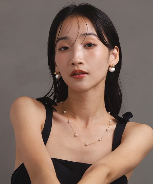 LHME(エルエイチエムイー)の「【WEB限定】“MELLOW”プランプパールピアス/サージカルステンレス(金属アレルギー対応)【LHME / エルエイチエムイー】(ピアス(両耳用)・レディース・ゴールド・ONE SIZE)」の9枚目の写真