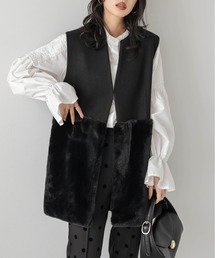 SUGAR BISKET | エコファーロングジレ(ベスト)