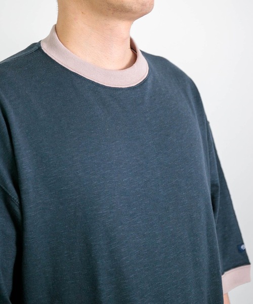 Tieasy（ティージー）の「[ Tieasy ] HDCS Light Linger Big Crew Tee / リンガービックTシャツ（Tシャツ/カットソー・メンズ・ホワイト/ネイビー・4/3）」の13枚目の写真