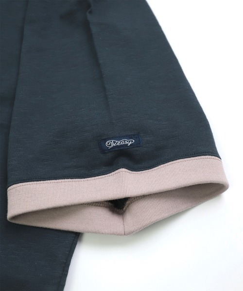 Tieasy（ティージー）の「[ Tieasy ] HDCS Light Linger Big Crew Tee / リンガービックTシャツ（Tシャツ/カットソー・メンズ・ホワイト/ネイビー・4/3）」の17枚目の写真