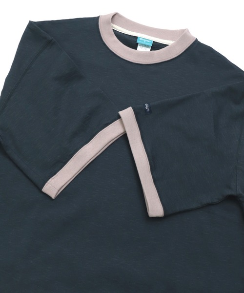 Tieasy（ティージー）の「[ Tieasy ] HDCS Light Linger Big Crew Tee / リンガービックTシャツ（Tシャツ/カットソー・メンズ・ホワイト/ネイビー・4/3）」の18枚目の写真