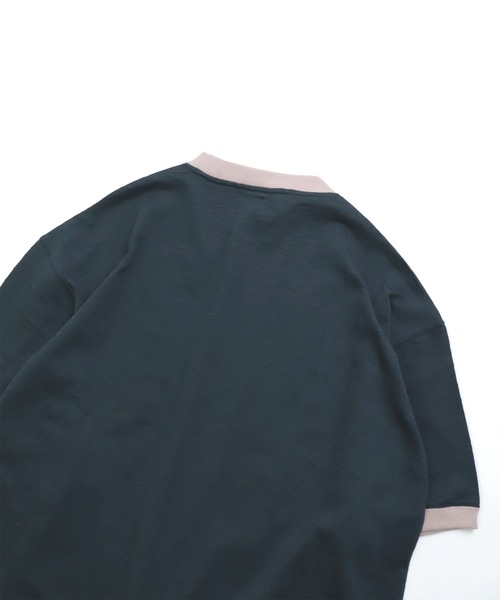 Tieasy（ティージー）の「[ Tieasy ] HDCS Light Linger Big Crew Tee / リンガービックTシャツ（Tシャツ/カットソー・メンズ・ホワイト/ネイビー・4/3）」の19枚目の写真