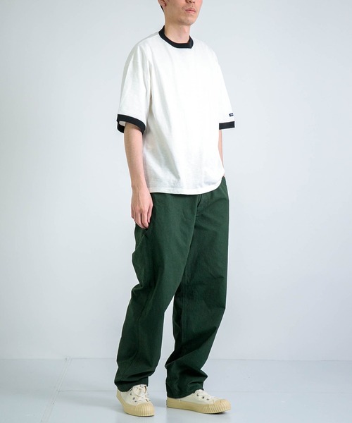 Tieasy（ティージー）の「[ Tieasy ] HDCS Light Linger Big Crew Tee / リンガービックTシャツ（Tシャツ/カットソー・メンズ・ホワイト/ネイビー・4/3）」の9枚目の写真