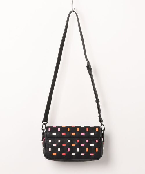 Desigual(デシグアル)の「コントラストカラー パンチングデザインミニバッグ(ハンドバッグ・レディース・ブラック・FREE)」の2枚目の写真