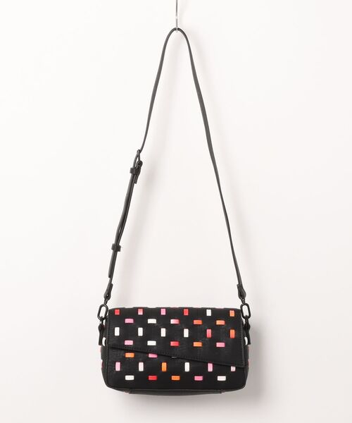 Desigual(デシグアル)の「コントラストカラー パンチングデザインミニバッグ(ハンドバッグ・レディース・ブラック・FREE)」の6枚目の写真