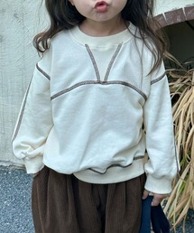 aimoha | 【aimoha-KIDS-】配色ステッチスウェット(スウェット)