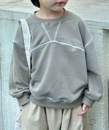 aimoha | 【aimoha-KIDS-】配色ステッチスウェット(スウェット)