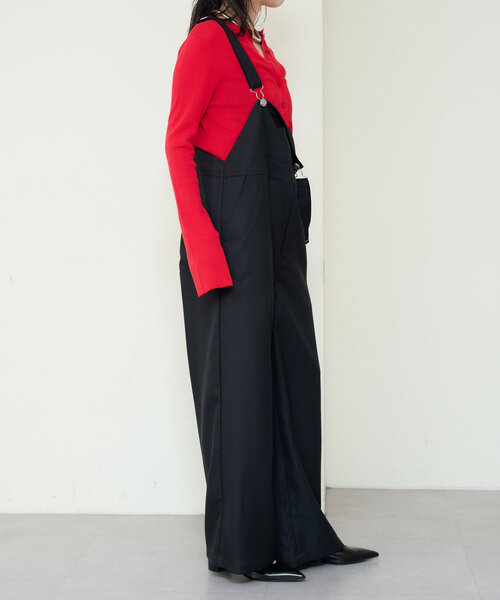 Omekashi（オメカシ）の「ヘンリーシアーニットプルオーバー（ニット/セーター・レディース・アイボリー/ネイビー/レッド・FREE）」の7枚目の写真