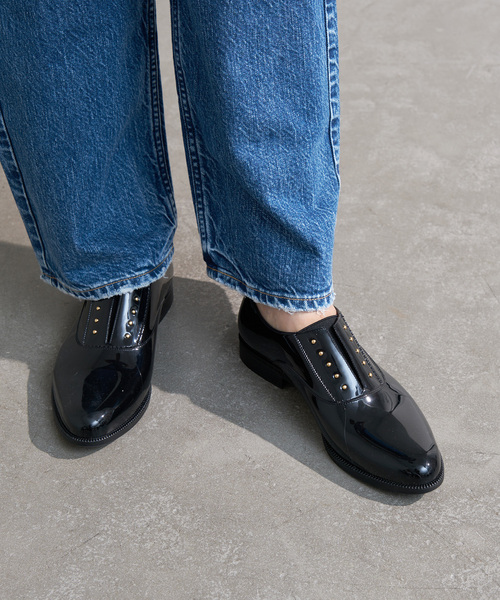 TEMPERATE（テンパレイト）の「TEMPERATE/テンパレイト STUDSOMBRE（レインシューズ・レディース・ブラック・38/37/39/40）」の4枚目の写真