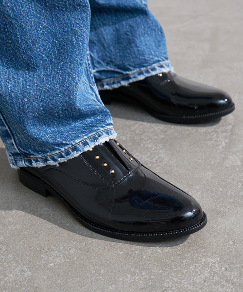 TEMPERATE（テンパレイト）の「TEMPERATE/テンパレイト STUDSOMBRE（レインシューズ・レディース・ブラック・38/37/39/40）」の5枚目の写真