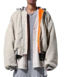 ROYAL FLASH(CtbV)A.F ARTEFACT/G[GtEA[eBt@Ng/Teddy Fleece MA-1 Hoodie/{At[XMA-1t[fBu](MA-1)