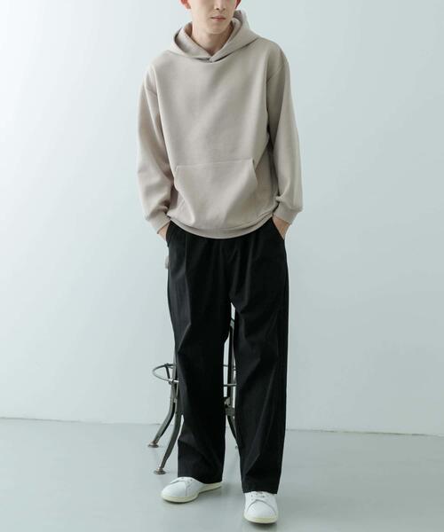 ITEMS URBANRESEARCH(アイテムズ アーバンリサーチ)の「ストレッチダンボール プルオーバーパーカー(パーカー・メンズ・ブラック/ブラウン/イエロー/ベージュ・LARGE/MEDIUM)」の17枚目の写真