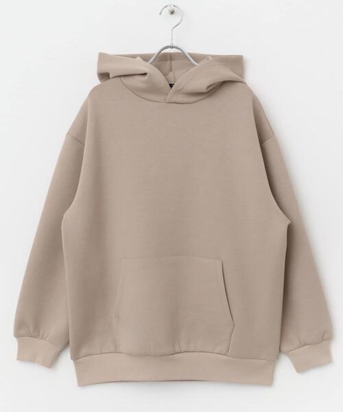 ITEMS URBANRESEARCH（アイテムズ アーバンリサーチ）の「ストレッチダンボール プルオーバーパーカー（パーカー・メンズ・ブラック/ブラウン/イエロー/ベージュ・LARGE/MEDIUM）」の8枚目の写真