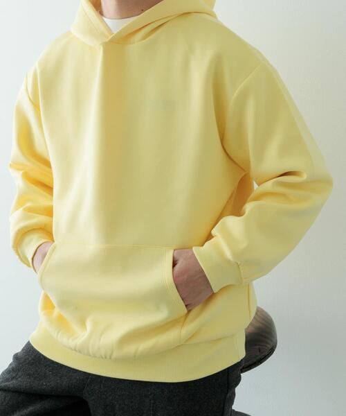 ITEMS URBANRESEARCH(アイテムズ アーバンリサーチ)の「ストレッチダンボール プルオーバーパーカー(パーカー・メンズ・ブラック/ブラウン/イエロー/ベージュ・LARGE/MEDIUM)」の7枚目の写真
