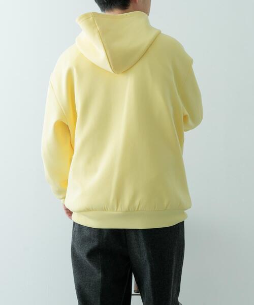 ITEMS URBANRESEARCH(アイテムズ アーバンリサーチ)の「ストレッチダンボール プルオーバーパーカー(パーカー・メンズ・ブラック/ブラウン/イエロー/ベージュ・LARGE/MEDIUM)」の9枚目の写真