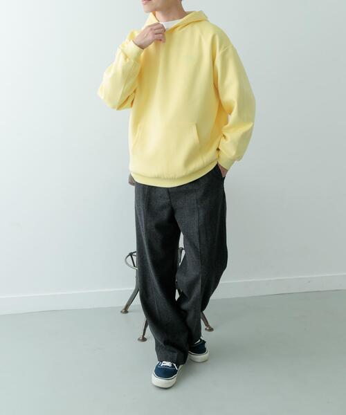 ITEMS URBANRESEARCH(アイテムズ アーバンリサーチ)の「ストレッチダンボール プルオーバーパーカー(パーカー・メンズ・ブラック/ブラウン/イエロー/ベージュ・LARGE/MEDIUM)」の10枚目の写真