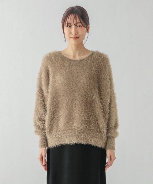GLOBAL WORK(グローバルワーク)の「フェザープルオーバー*スカートSET/283765(パンツドレス・レディース・モカ/グレー・LARGE/MEDIUM)」の12枚目の写真