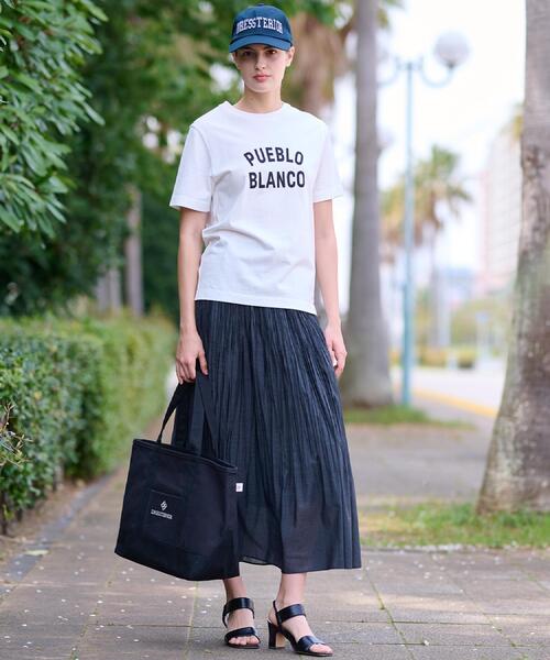 DRESSTERIOR(ドレステリア)の「PUEBLO BLANCOロゴTシャツ(Tシャツ/カットソー・レディース・オフホワイト/ナチュラル/ブラウン系その他・38/34/36)」の9枚目の写真