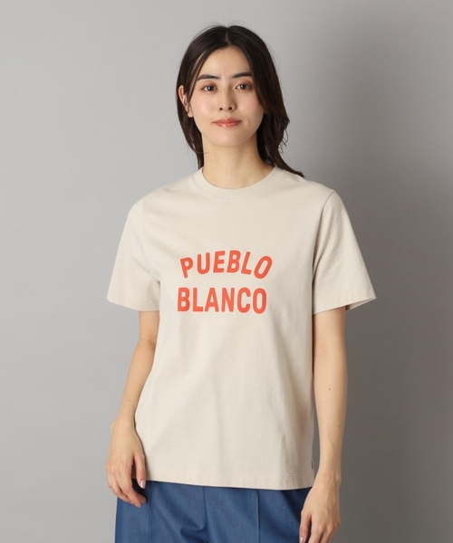 DRESSTERIOR(ドレステリア)の「PUEBLO BLANCOロゴTシャツ(Tシャツ/カットソー・レディース・オフホワイト/ナチュラル/ブラウン系その他・38/34/36)」の13枚目の写真