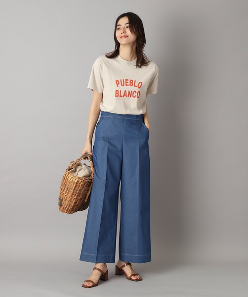 DRESSTERIOR(ドレステリア)の「PUEBLO BLANCOロゴTシャツ(Tシャツ/カットソー・レディース・オフホワイト/ナチュラル/ブラウン系その他・38/34/36)」の19枚目の写真