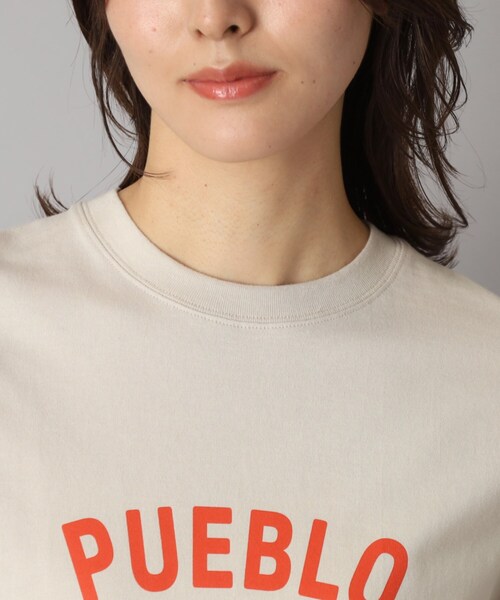 DRESSTERIOR(ドレステリア)の「PUEBLO BLANCOロゴTシャツ(Tシャツ/カットソー・レディース・オフホワイト/ナチュラル/ブラウン系その他・38/34/36)」の20枚目の写真