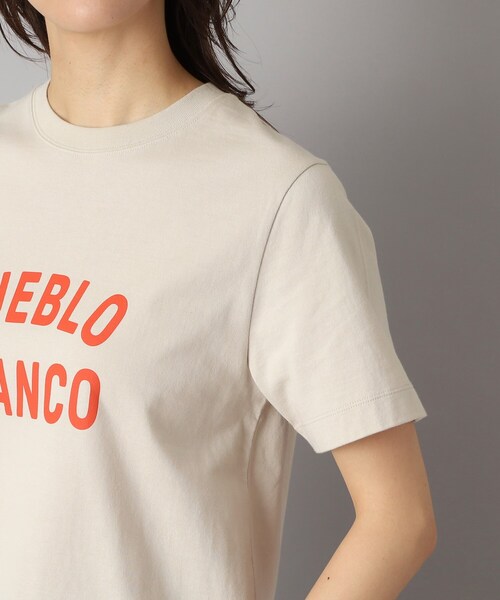 DRESSTERIOR(ドレステリア)の「PUEBLO BLANCOロゴTシャツ(Tシャツ/カットソー・レディース・オフホワイト/ナチュラル/ブラウン系その他・38/34/36)」の21枚目の写真