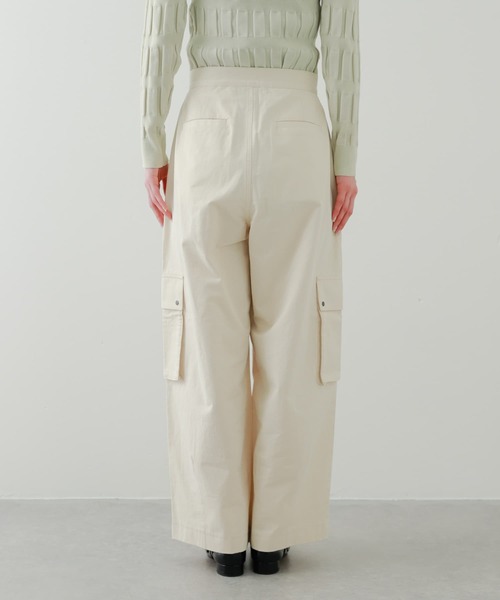 SENSE OF PLACE by URBAN RESEARCH（センスオブプレイスバイアーバンリサーチ）の「コクーンカーゴパンツ（その他パンツ・レディース・アイボリー/カモフラージュ/ネイビー・SMALL/MEDIUM）」の22枚目の写真