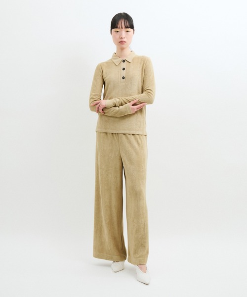 セール】【Miller for ADAM ET ROPE'】別注パイル POLO L/S TEE