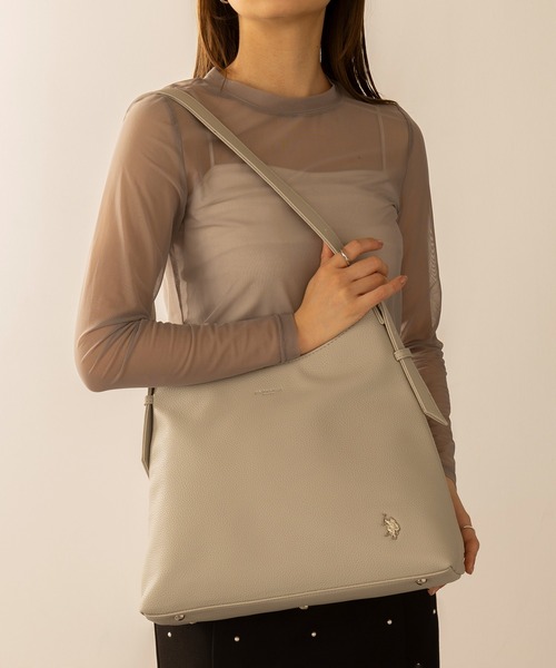 セール】【U.S. POLO ASSN.】≪別注≫One Shoulder Tote / ワン