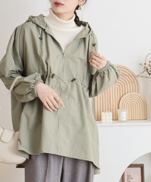 mitis（ミティス）の「mitis ドロストフード付きブルゾン（ナイロンジャケット）」