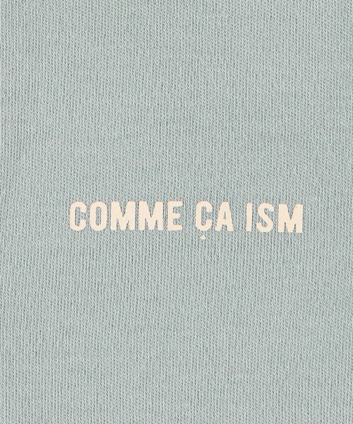 COMME CA ISM（コムサイズム）の「おしりパッチロゴ ツーウェイオール（その他ベビー用品・キッズ・オフホワイト/サックスブルー・60-80cm）」の3枚目の写真