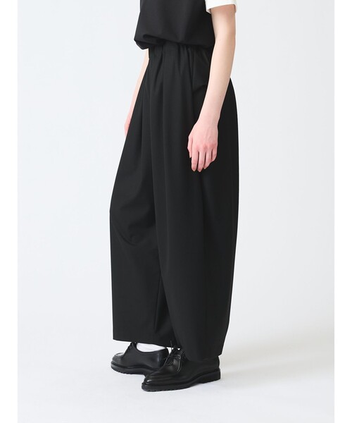 mizuiroind(ミズイロインド)の「mizuiro ind サイドドレープワイドパンツ(その他パンツ・レディース・ネイビー/グレー/ブラック・FREE)」の13枚目の写真