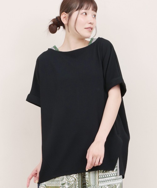 サカリバ肩チロリードルマンプルオーバー サカリバ肩チロリードルマンプルオーバー（Tシャツ/カットソー