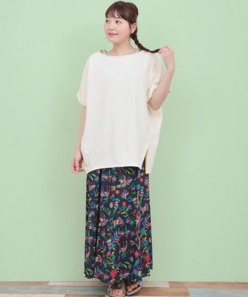サカリバ肩チロリードルマンプルオーバー（Tシャツ/カットソー