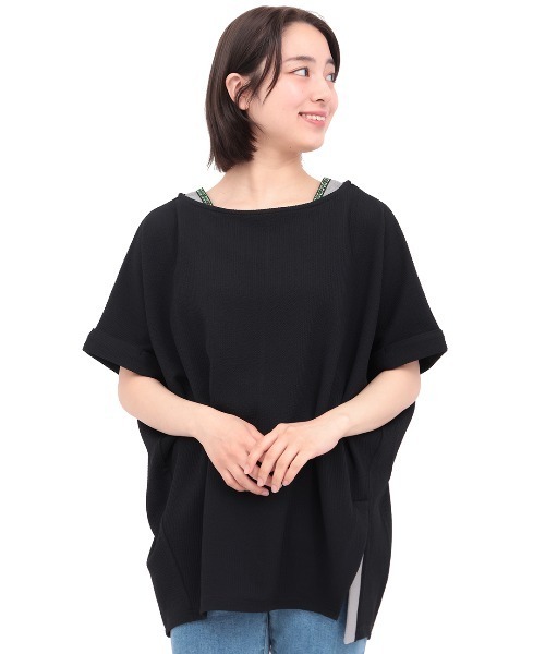 サカリバ肩チロリードルマンプルオーバー（Tシャツ/カットソー
