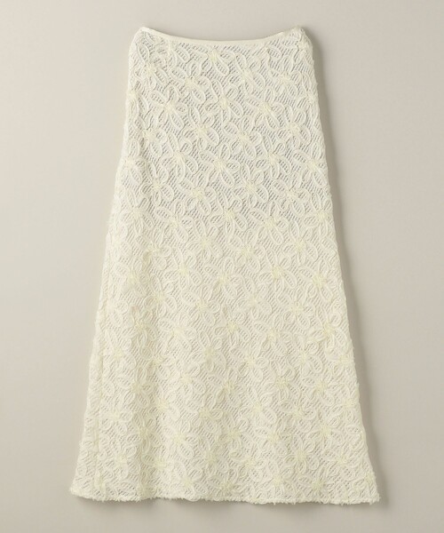 ATTISESSION（アティセッション）の「＜ATTISESSION＞フラワーモチーフ ロングスカート（スカート・レディース・ブラック/オフホワイト・38/36）」の19枚目の写真