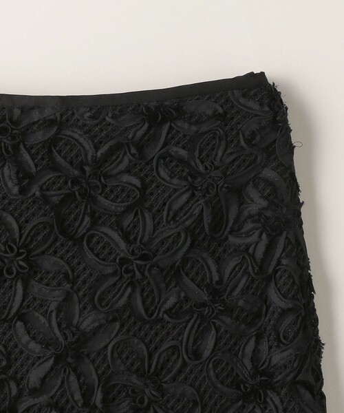 ATTISESSION（アティセッション）の「＜ATTISESSION＞フラワーモチーフ ロングスカート（スカート・レディース・ブラック/オフホワイト・38/36）」の22枚目の写真