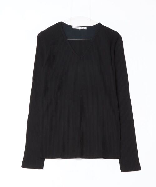 INNOCENT（イノセント）の「『Growth by Grail』針抜きVネックL/S-T（Tシャツ/カットソー・メンズ・グレー/レッド/ブラック・LARGE/MEDIUM）」の7枚目の写真