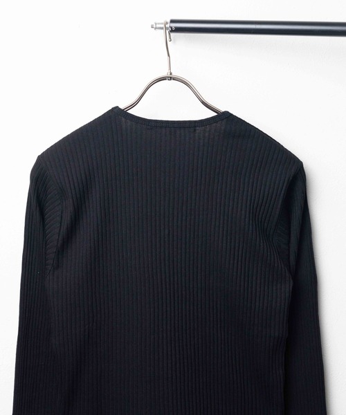 INNOCENT（イノセント）の「『Growth by Grail』針抜きVネックL/S-T（Tシャツ/カットソー・メンズ・グレー/レッド/ブラック・LARGE/MEDIUM）」の9枚目の写真