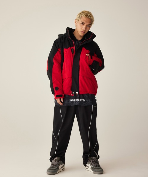 NYLON SNOWBOARD PADDED JACKET（ミリタリージャケット）｜A BATHING