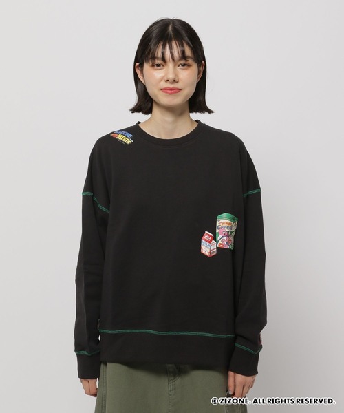 アルメダグラブ　アンオネストリビング　コラボスウェット　68241224N07S Good On（グッドオン）Rough Crew Sweat（ラフクルースウェット