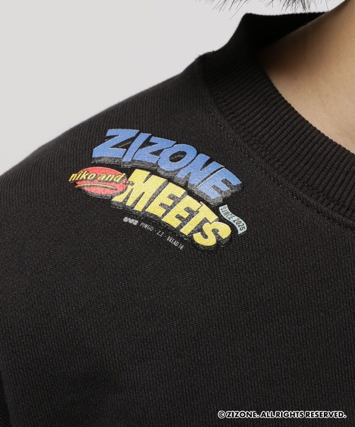 セール】【ZIZONE(ジゾーン)】コラボ 裏毛プルオーバー