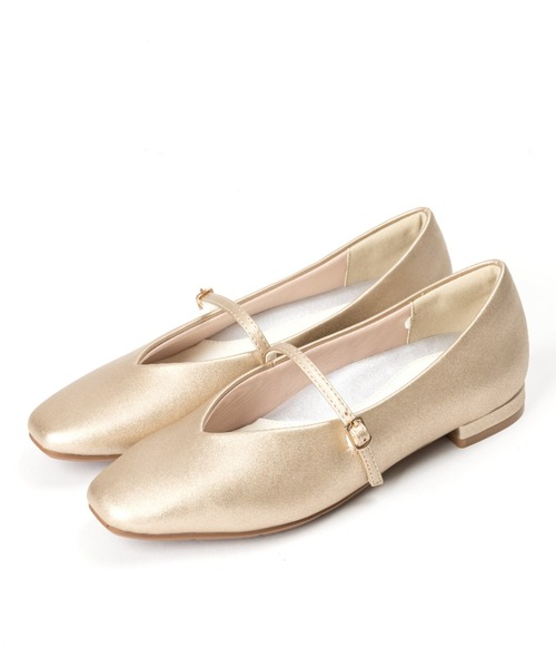 AcureZ（アキュアーズ）の「メリージェーンパンプス「母趾にやさしい美パンプス」（パンプス・レディース・ネイビー/ゴールド/ブラック/アイボリー・22.5cm/23.5cm/24.5cm/23.0cm/24.0cm/25.0cm/22.0cm）」の4枚目の写真